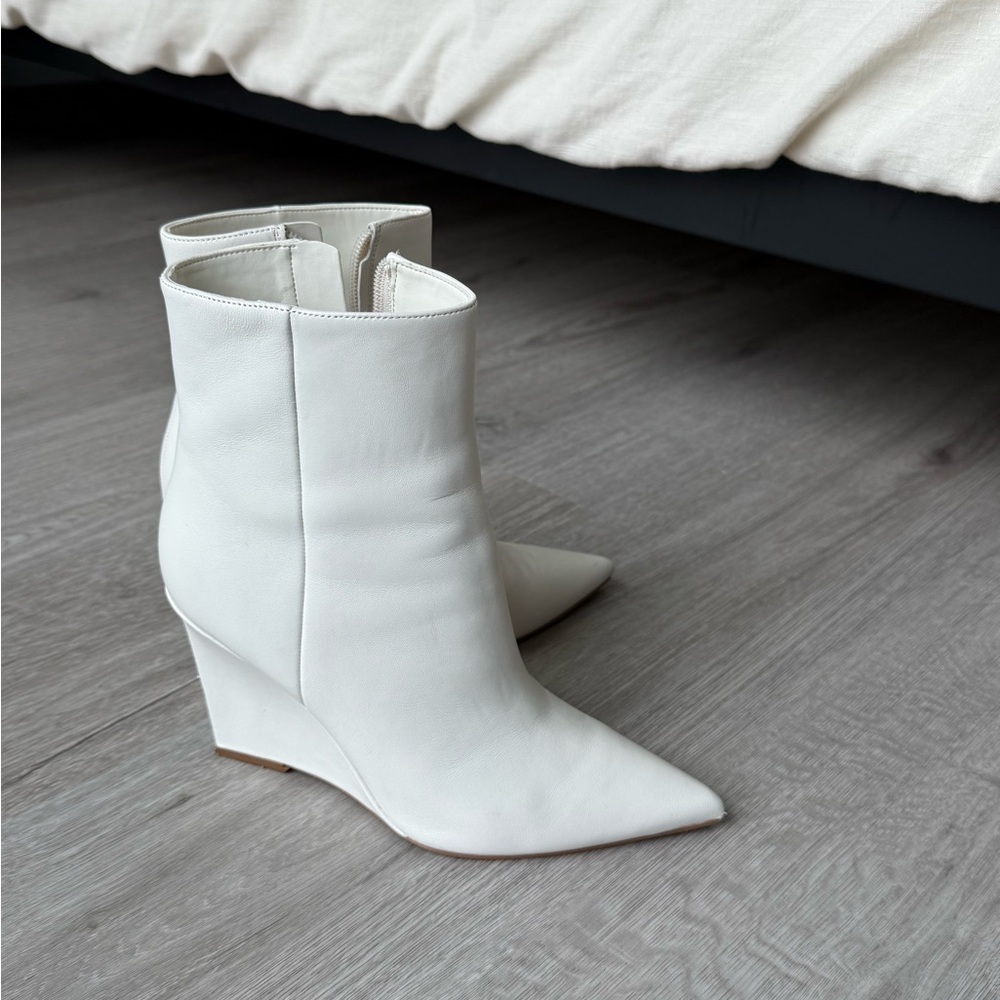 Marc Fisher wedge bootie